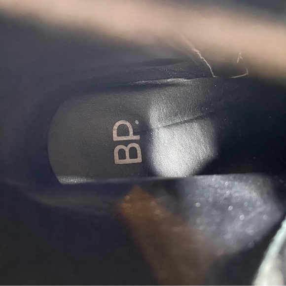 BP Masson Black Patent Heeled Lace Up Boot 8M - Picture 13 of 15